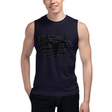 Merica' Faded Series Muscle Shirt